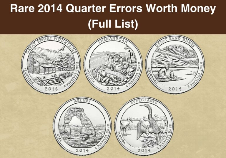 2014-D Everglades National Park quarter obverse and reverse showing Denver mint mark and great blue heron design